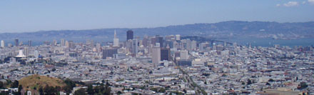 View of San Francisco from Twin Peaks